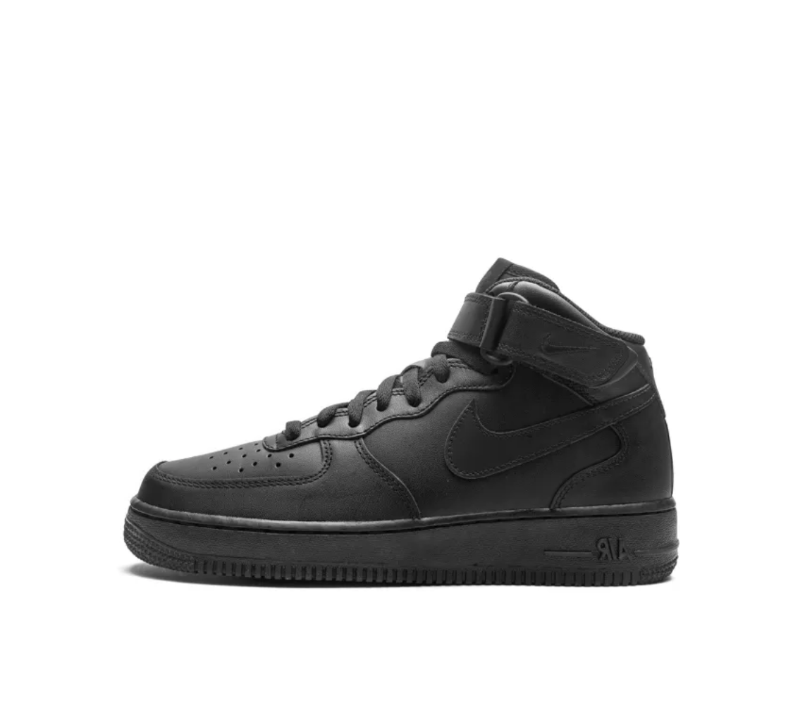 Nike Air Force 1 Mid '07 "2021 Release Triple Black" sneakers