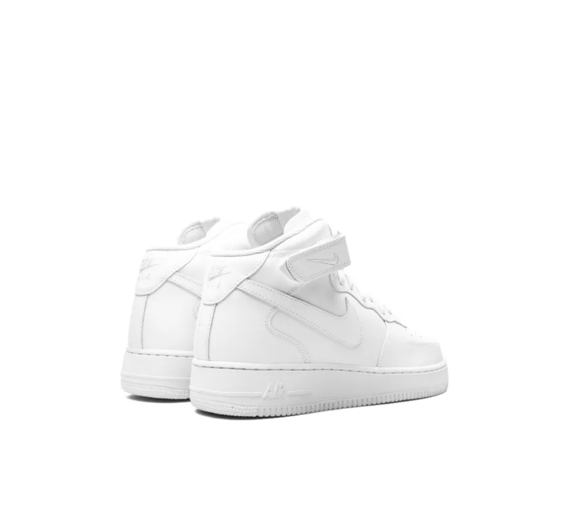 Nike Air Force 1 Mid '07 "Triple White" sneakers