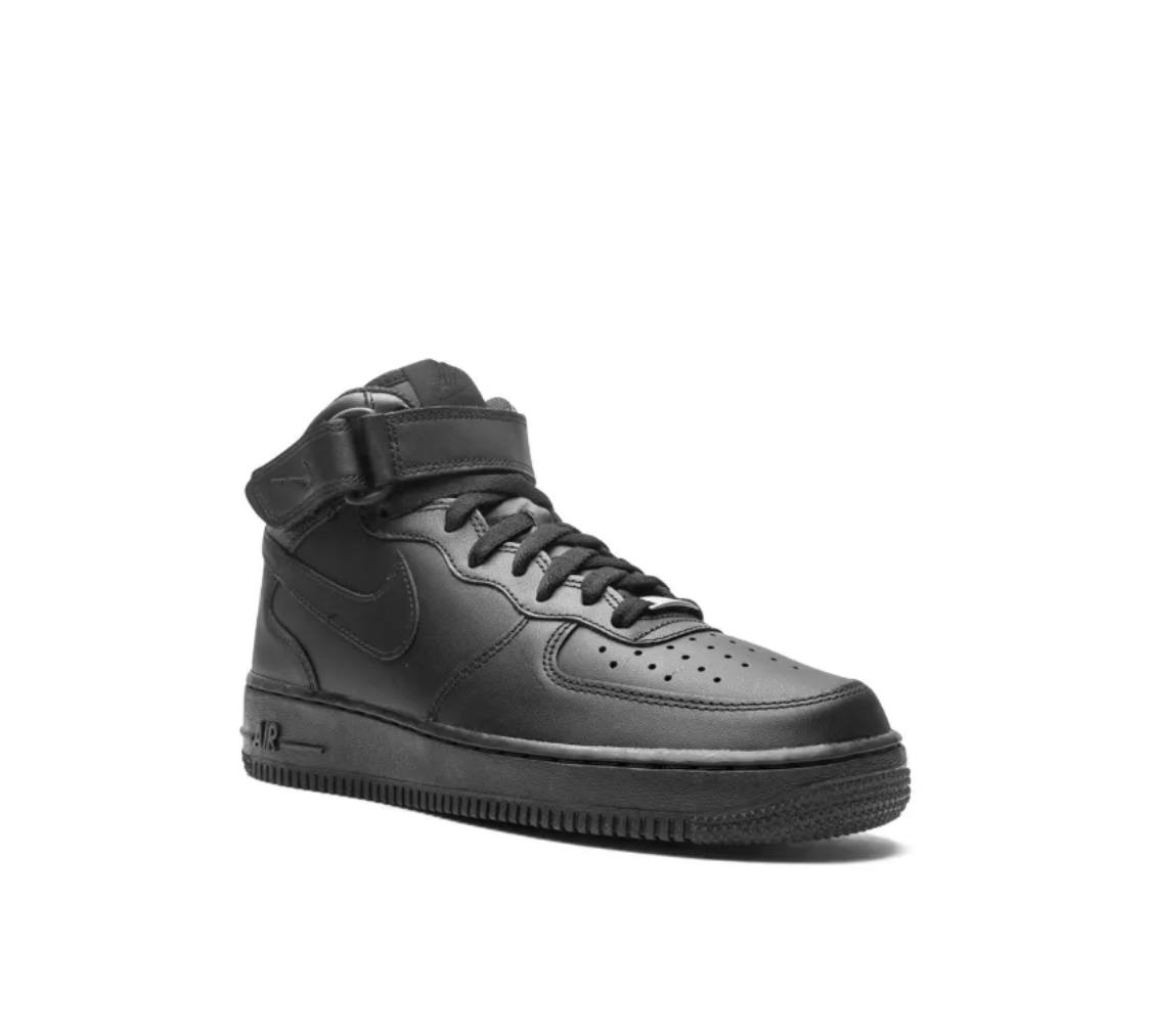 Nike Air Force 1 Mid '07 "2021 Release Triple Black" sneakers
