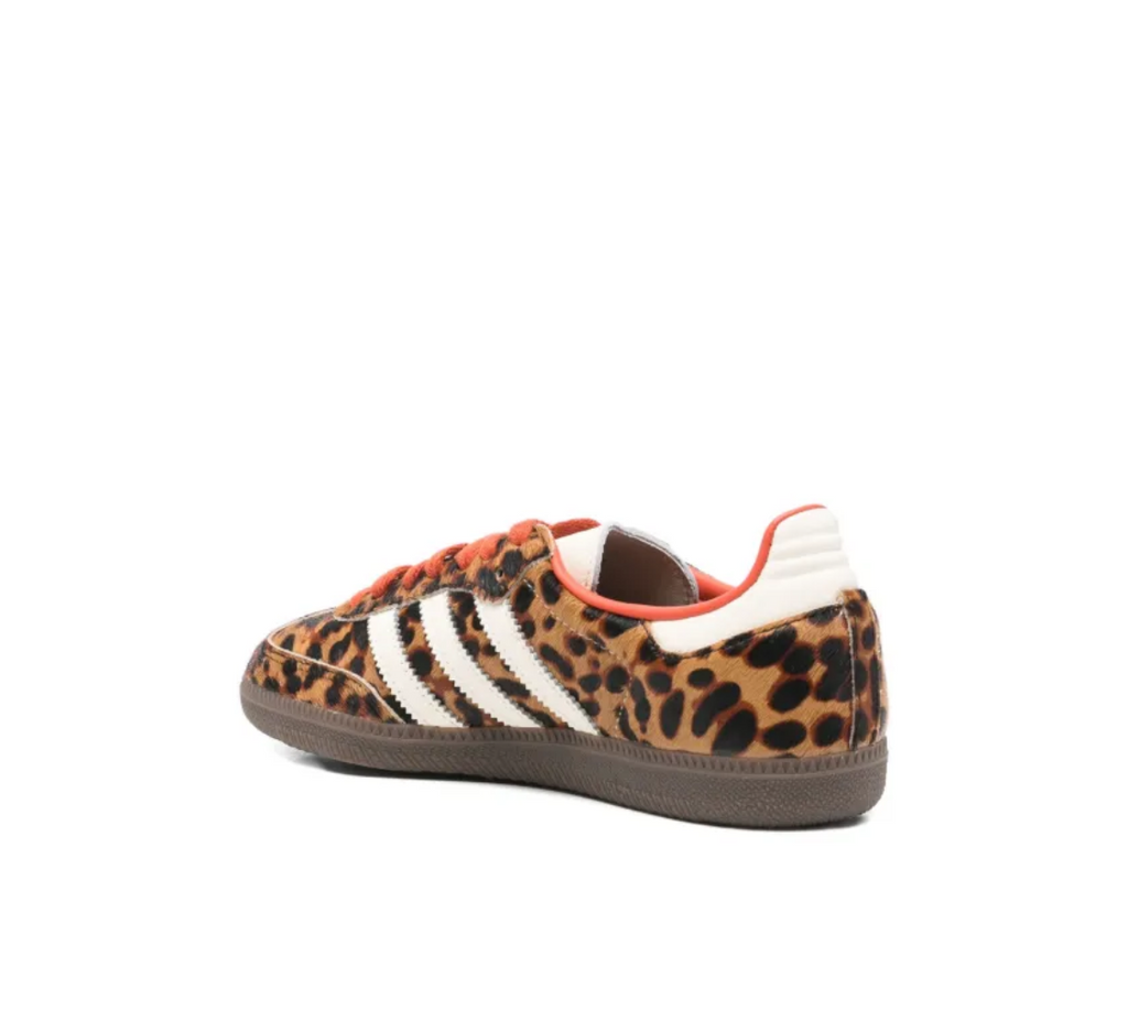 adidas Samba OG animal-print striped trainers